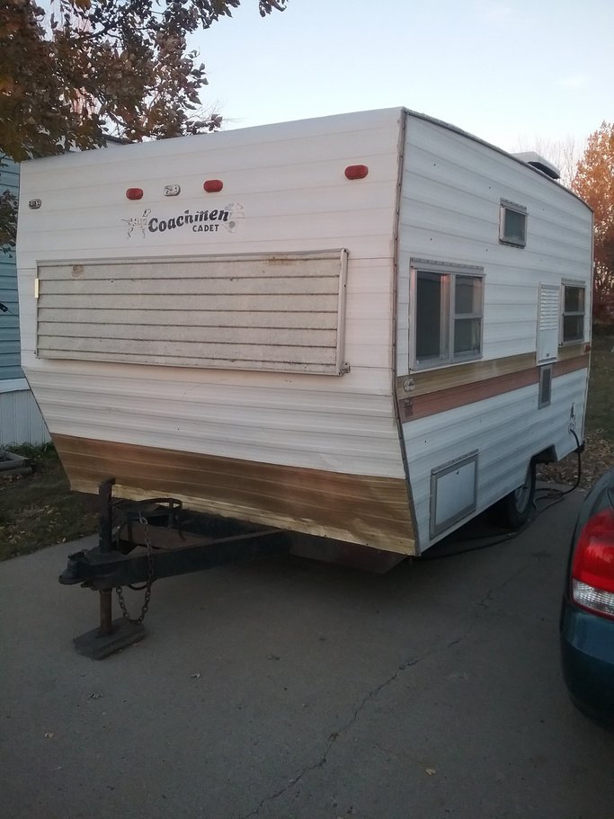 Converting Camper into Ice House